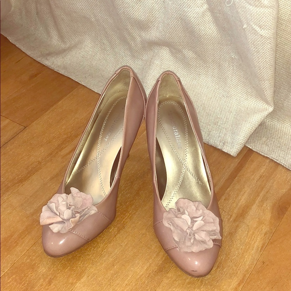 Rose colored heels
